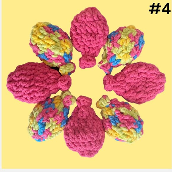Crochet Water Balloons Reusable‎ Handmade Pool Toy Game Latex Free (Set of 8) - Picture 4 of 13